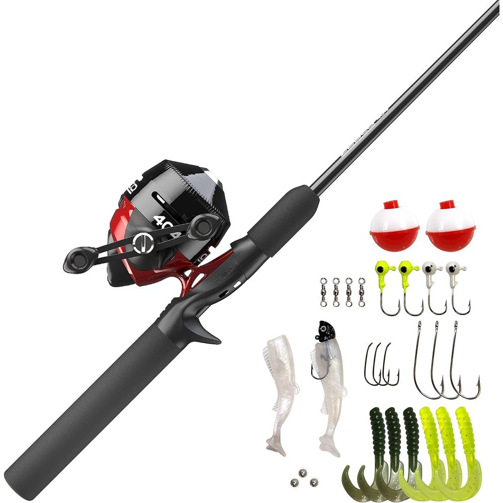 Spincast Reel - Combo de caña de pescar de