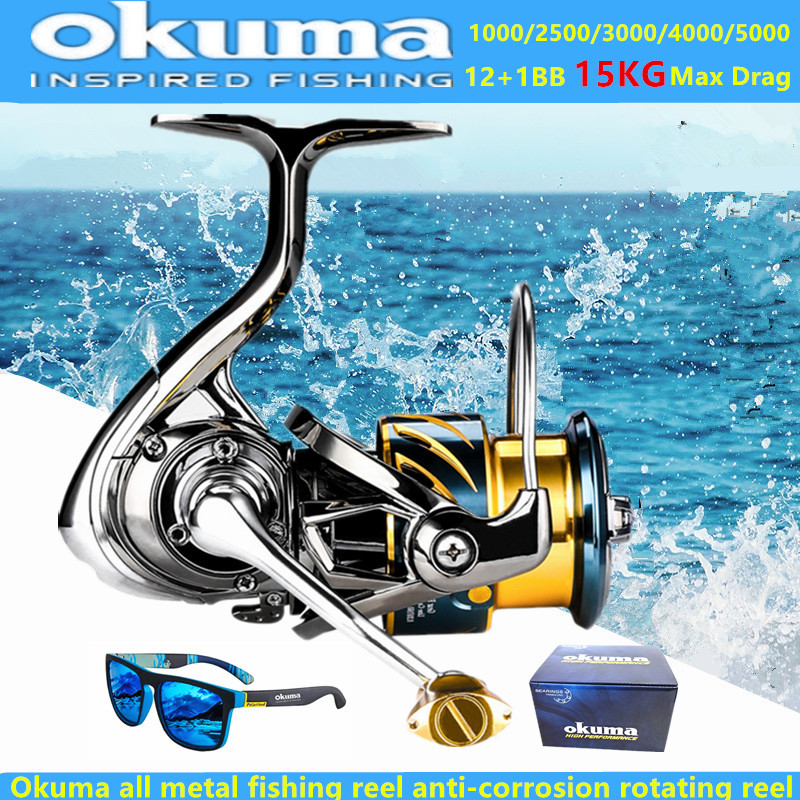 Reel Drag Knob - Carrete de Pesca Okuma Totalmente Metálico,