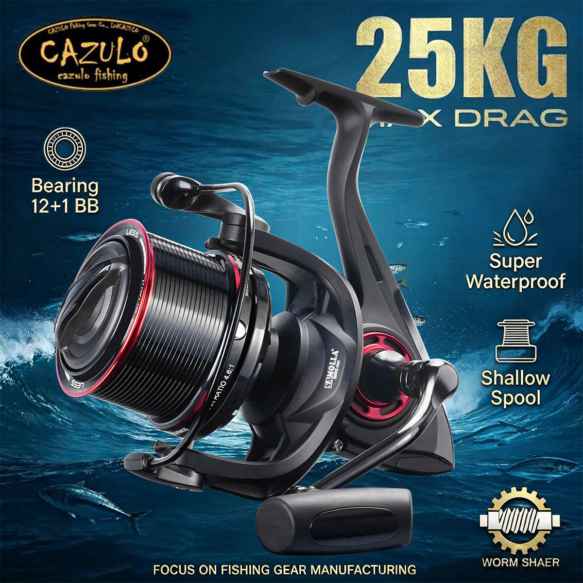 Reel Drag Knob - Carrete de Pesca Giratorio de Largo
