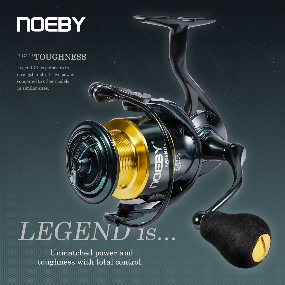 Surf Reel - Carrete de pesca giratorio Noeby 3000