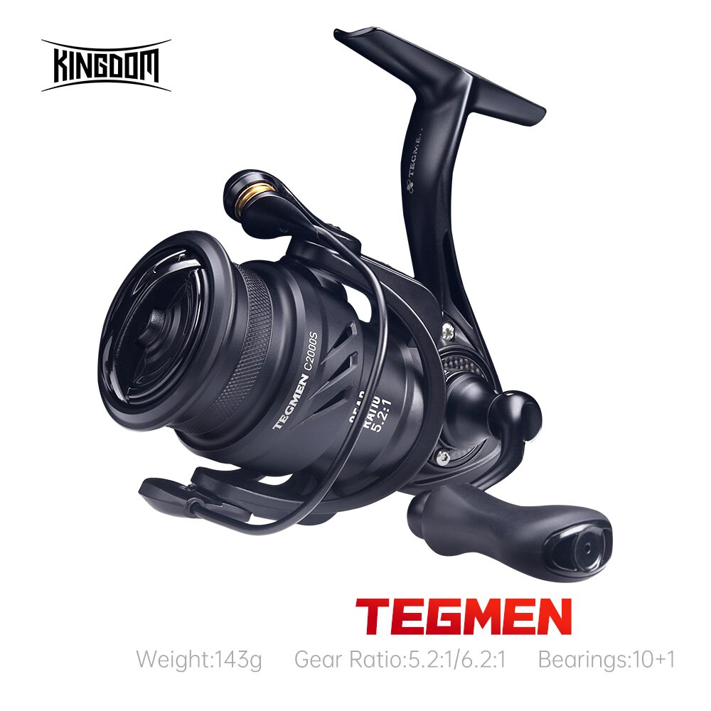 Reel Drag Knob - Kingdom Tegmen-Carretes de pesca giratorios 5,2: