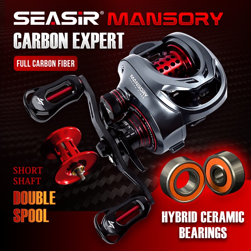 Ice Fishing Reel - Carrete de pesca Seasir Mansory Baitcasting