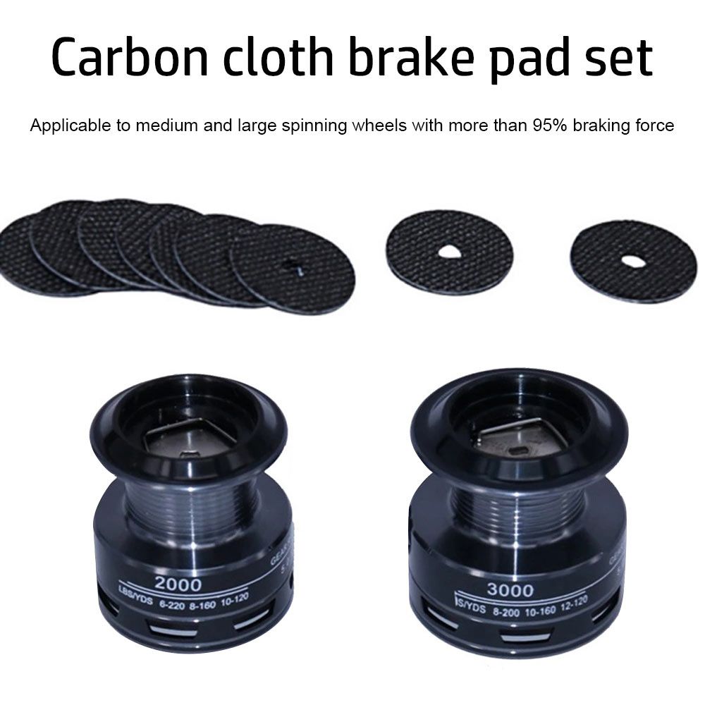 Reel Repair Kit - Pastillas de freno de carrete, arandelas