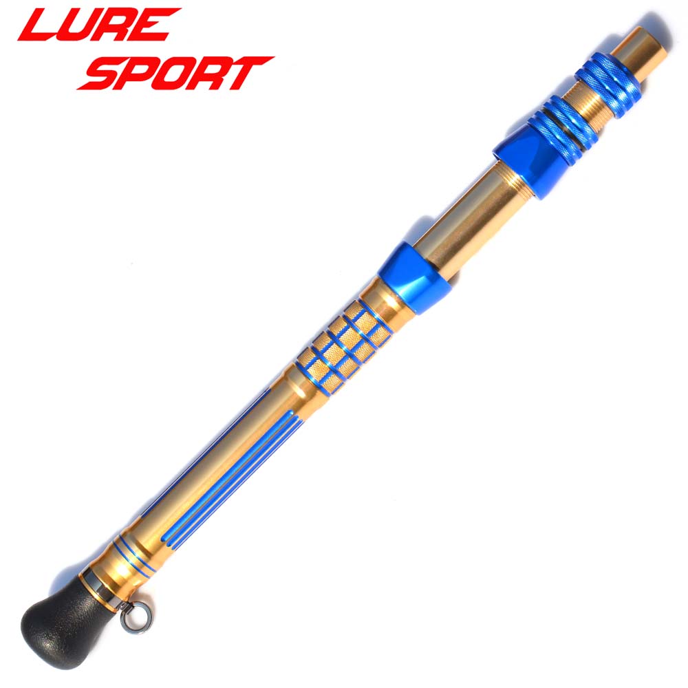 Trolling Reel - LURESPORT-mango de anillo de bloqueo dorado