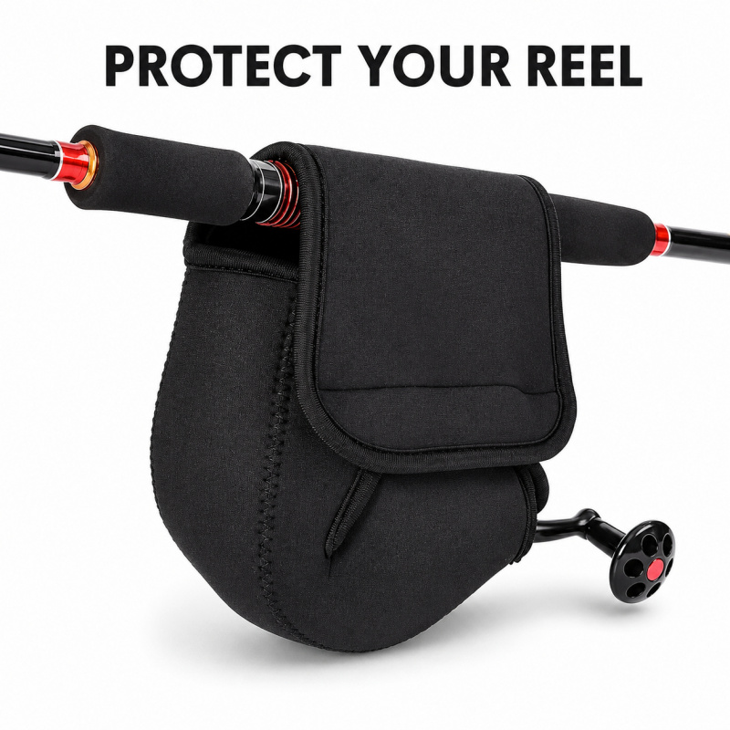 Spincast Reel - Funda protectora para carrete de pesca,