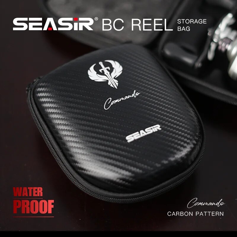 Spincast Reel - SEASIR Commando patrón de fibra de