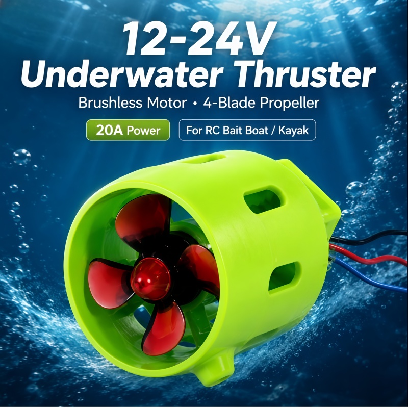 Trolling Reel - Propulsor Subacuático sin Escobillas de 12-24V