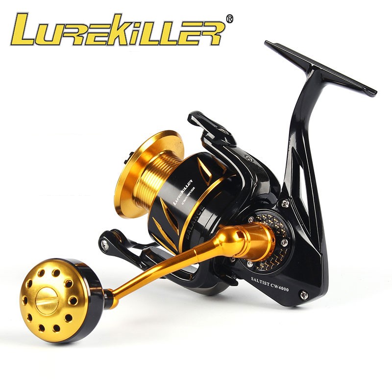 Surf Reel - Carrete de Pesca Giratorio Lurekiller, Totalmente