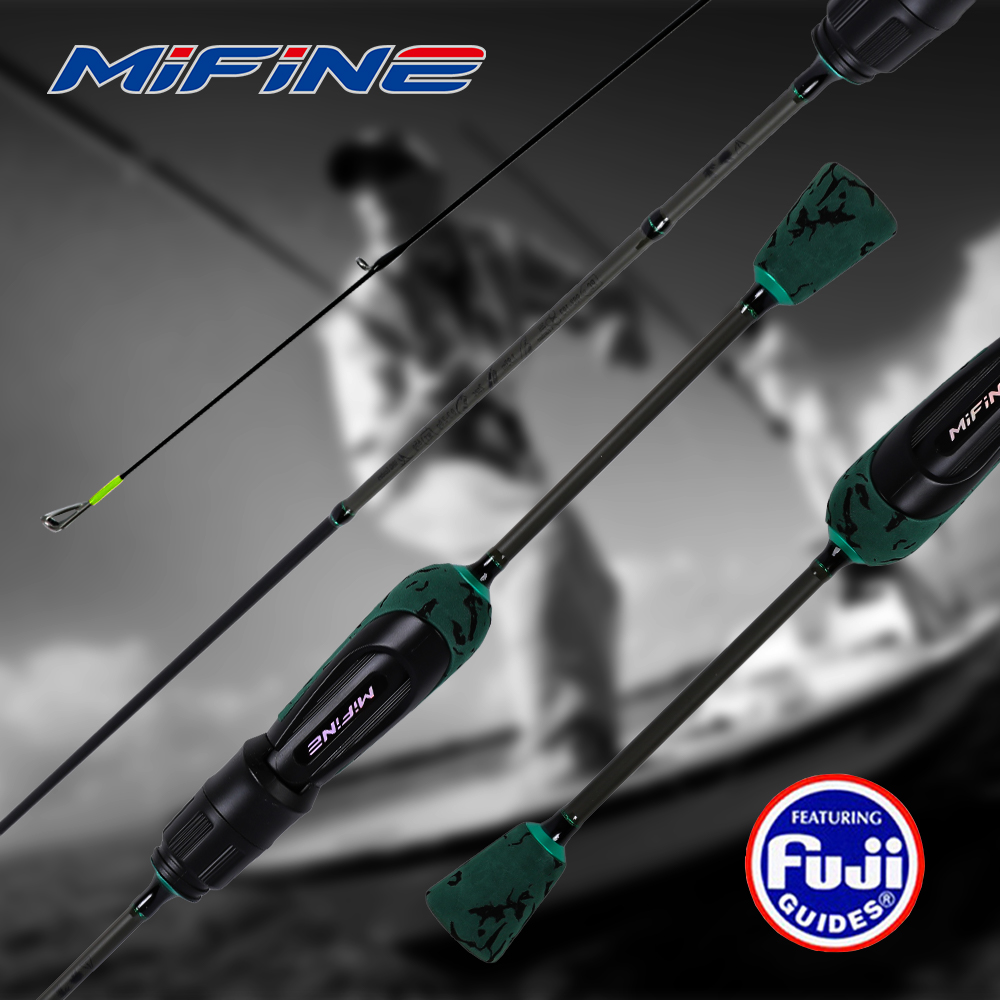 Trolling Reel - MIFINE-caña de pescar giratoria, fibra de