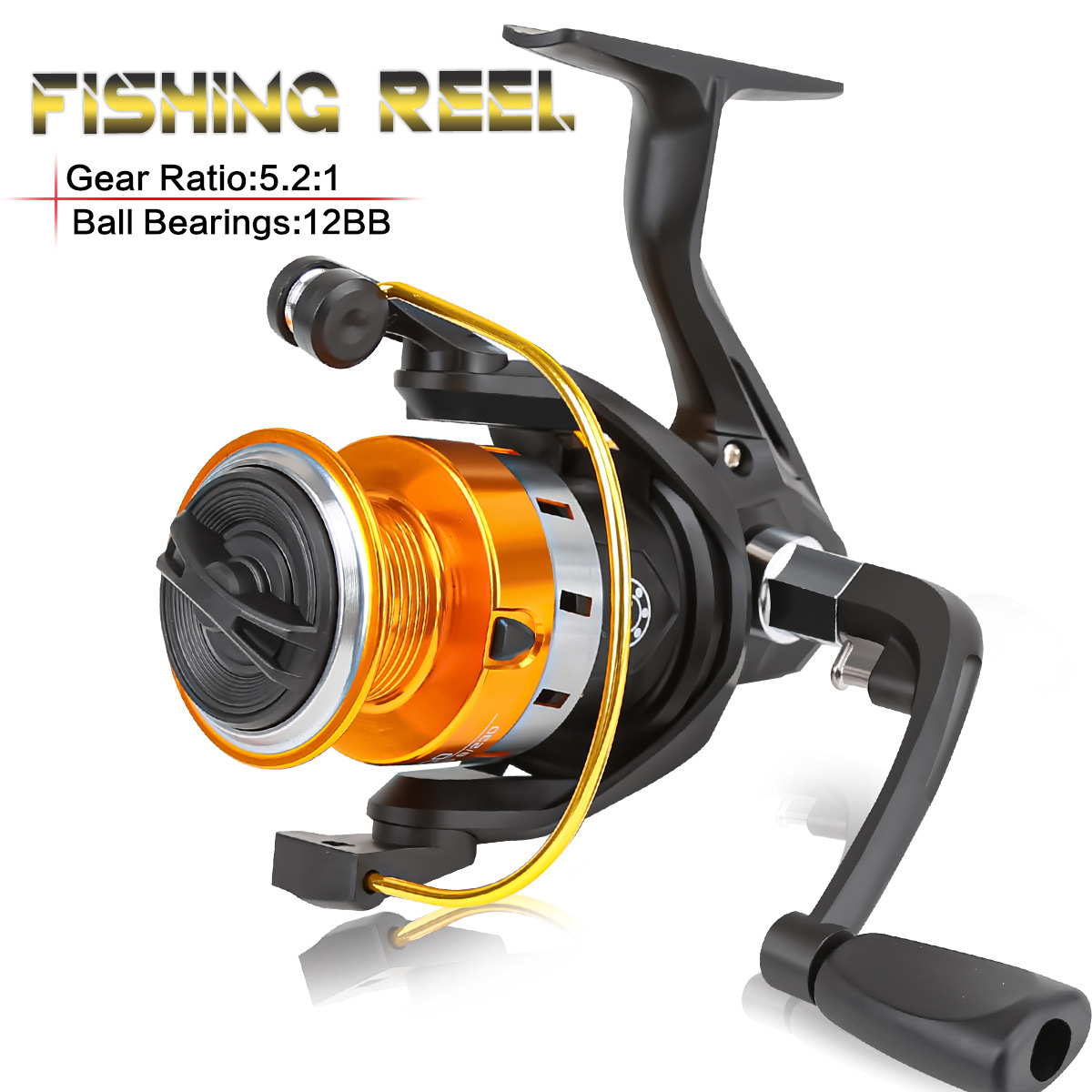 Ice Fishing Reel - Carrete de Pesca Giratorio con Bobina
