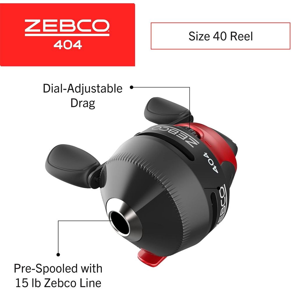 Combo de caña de pescar de fib - Spincast Reel reseña y precio