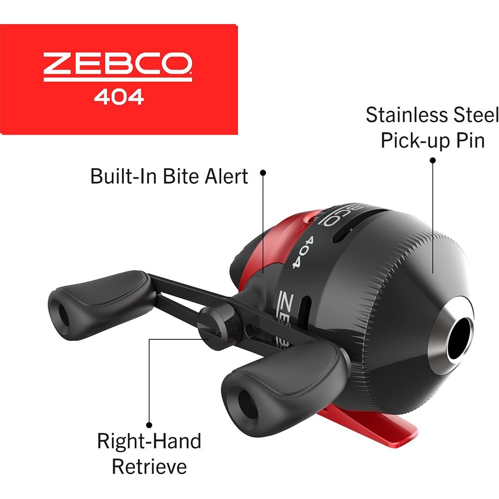Combo de caña de pescar de fib - Spincast Reel reseña y precio