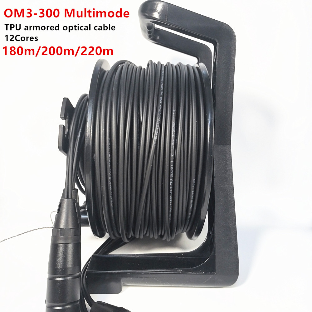 OM3 multimodo, 12 núcleos, Cab - Reel Cover reseña y precio
