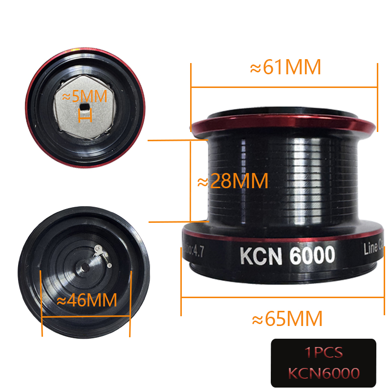 Carrete de repuesto KCN6000 KC - Reel Spare Spool reseña y precio