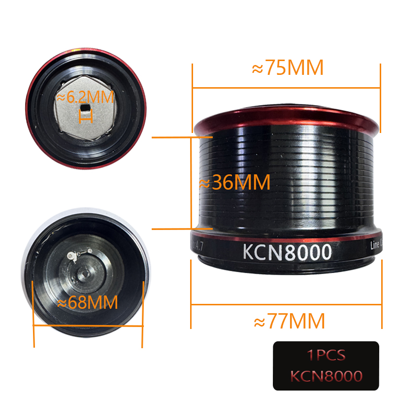 Carrete de repuesto KCN6000 KC - Reel Spare Spool reseña y precio