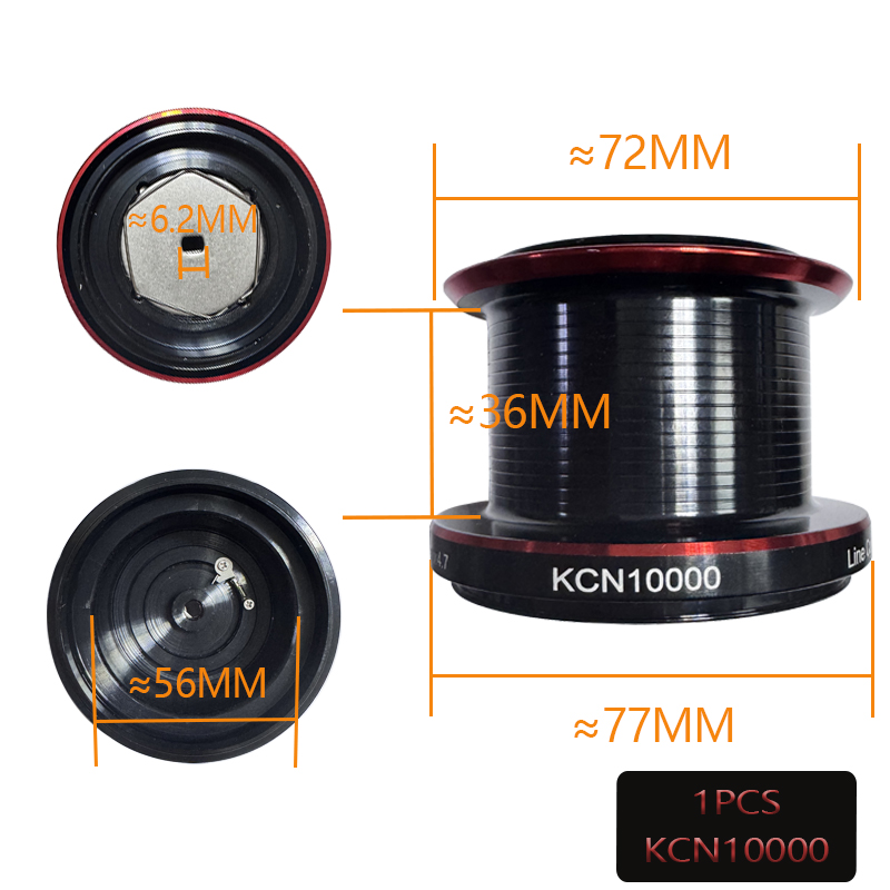 Carrete de repuesto KCN6000 KC - Reel Spare Spool reseña y precio