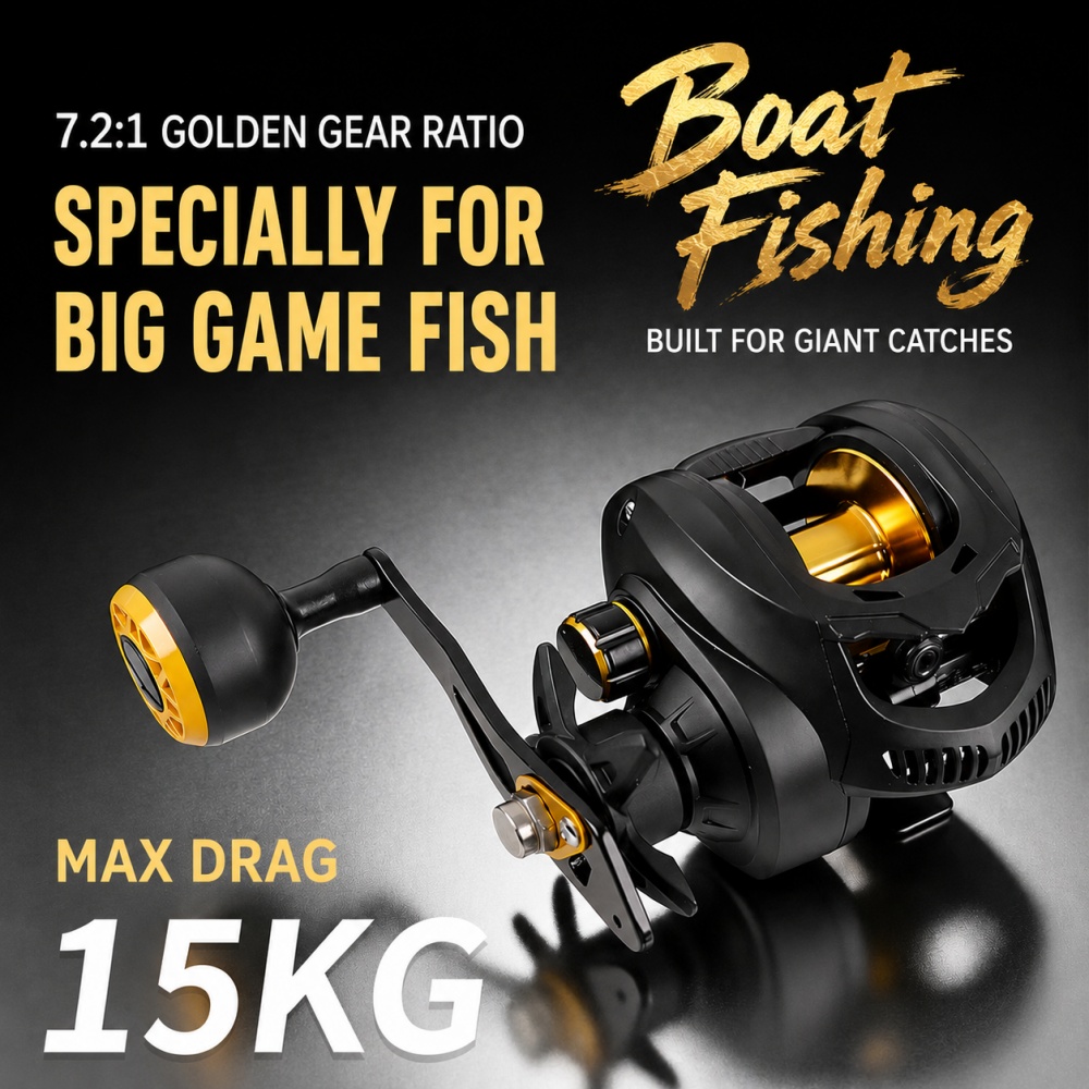 Carrete de Pesca de Alta Resis - Trolling Reel reseña y precio