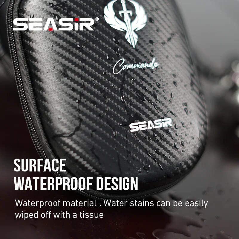SEASIR Commando patrón de fibr - Spincast Reel reseña y precio