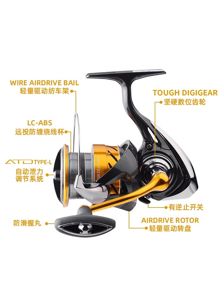DAIWA-carrete de pesca girator - Ice Fishing Reel reseña y precio
