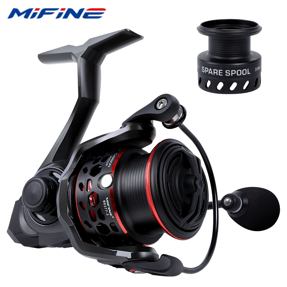 MIFINE-carretes giratorios ult - Reel Spare Spool reseña y precio