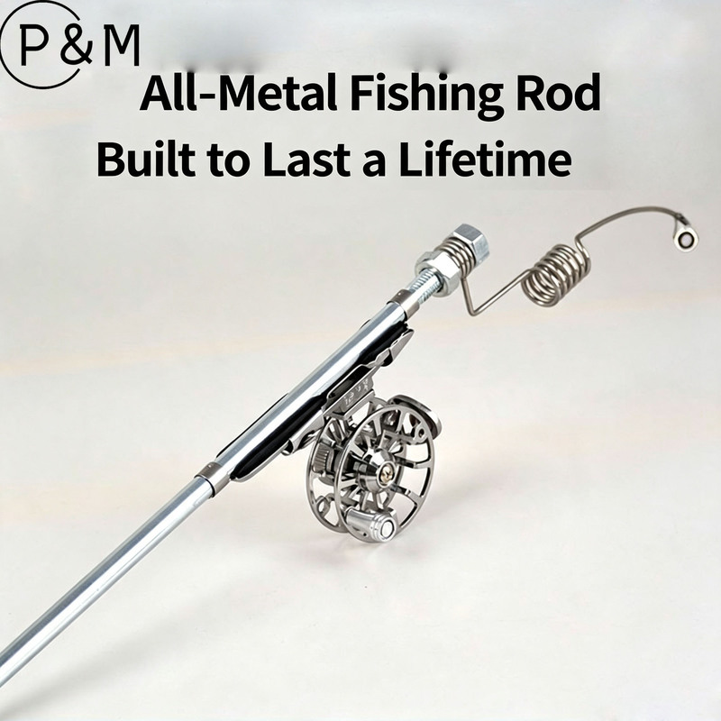 Caña de Pescar Integrada de Me - Ice Fishing Reel reseña y precio
