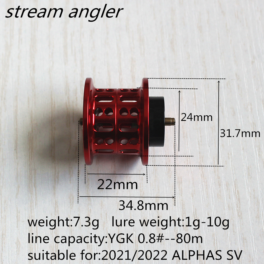 Carrete de Alphas con rodamien - Reel Spare Spool reseña y precio