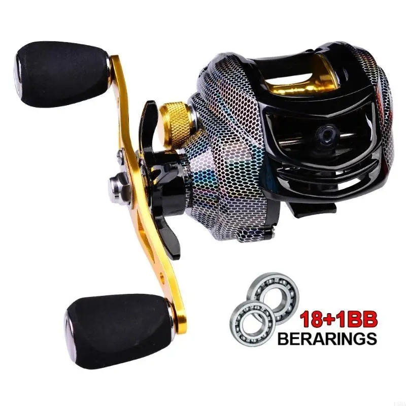 Carrete de pesca 652F con 18+1 - Baitcasting Reel reseña y precio
