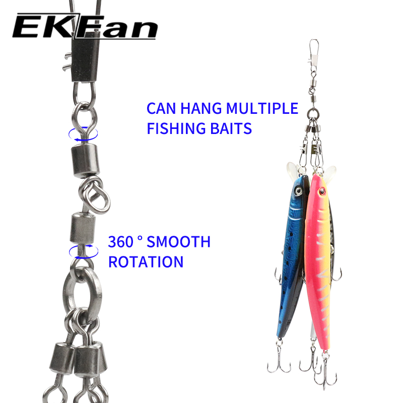 EKFan 5 piezas Conector de ani - Conventional Reel reseña y precio