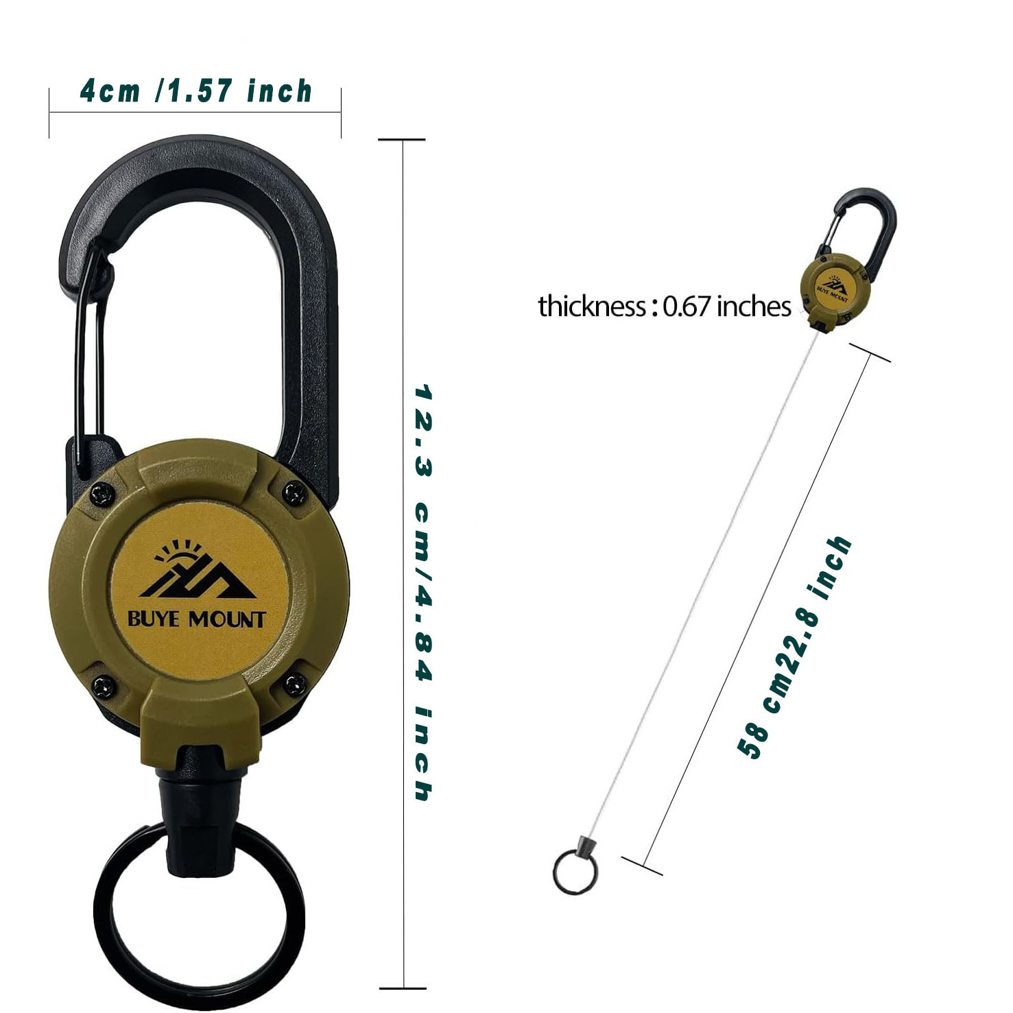 Paquete de 2 Porta Llaves Retr - Conventional Reel reseña y precio