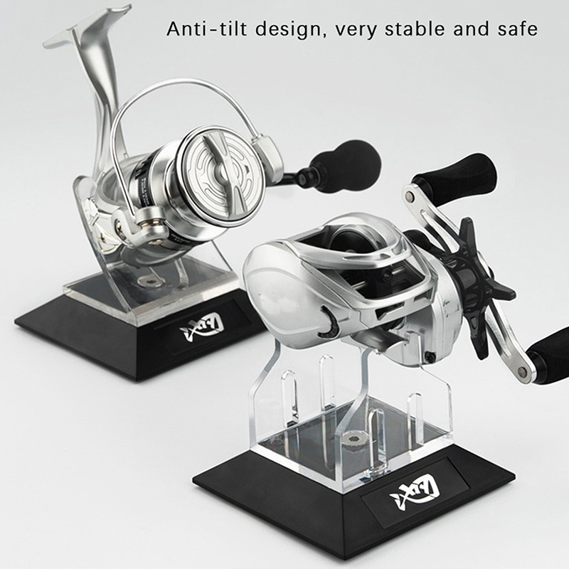 Soporte de exhibición de carre - Baitcasting Reel reseña y precio