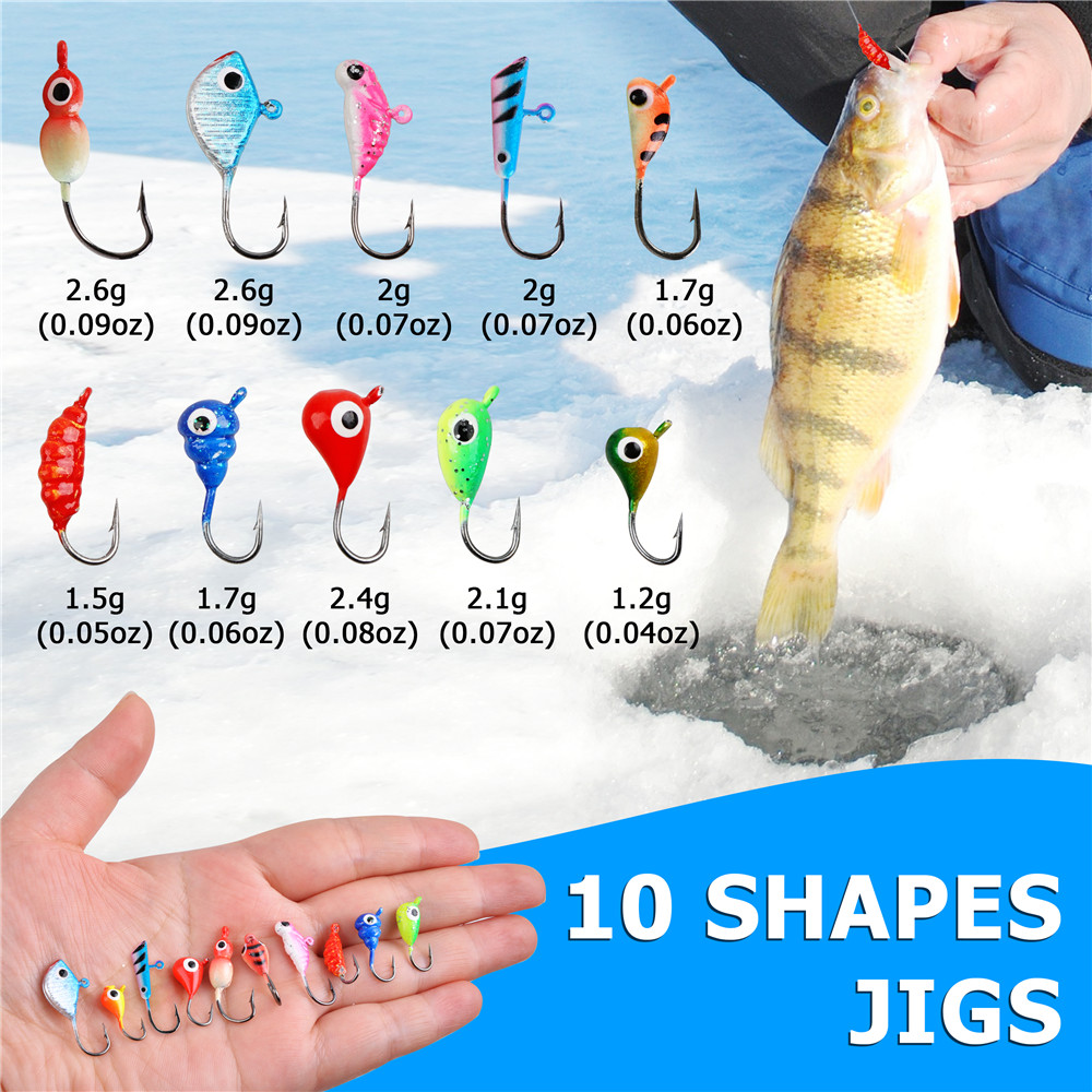 Mini caña de pescar en hielo C - Ice Fishing Reel reseña y precio